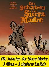 Die Schatten der Sierra Madre Pack
Drei Alben und drei sig. ExLibris