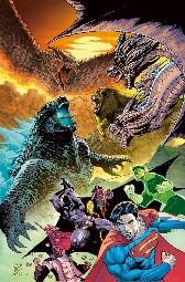 Justice League vs. Godzilla vs. King Kong 2 Variant-Cover 