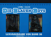 Blauen Boys 36 Luxusausgabe Hc Ausgabe von Band 36 mit einem signierten Druck 500er Auflage und zwei Resin Figuren der Helden (ca. 12 cm groß)